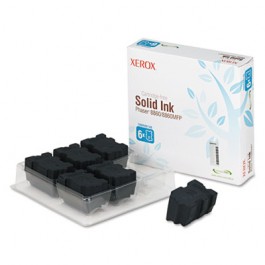108R00746 High-Yield Solid Ink Stick, 2333 Page-Yield, 6/Box, Cyan