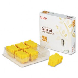 108R00748 High-Yield Solid Ink Stick, 2333 Page-Yield, 6/Box, Yellow