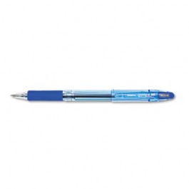 Jimnie Roller Ball Stick Gel Pen, Blue Ink, Medium, Dozen