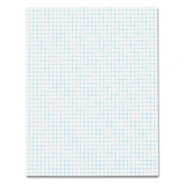 Quadrille Pads, 4 Squares/inc, 8-1/2 x 11, White, 50 Sheets/Pad