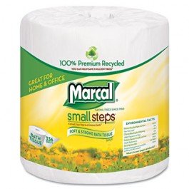 Small Steps 100% Premium Recycled 2-Ply Embossed Toilet Tissue