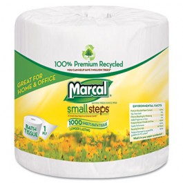 Small Steps 100% Premium Recycled 1-Ply Bath Tissue