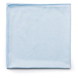 Reusable Cleaning Cloths, Microfiber, 16 x 16, Blue