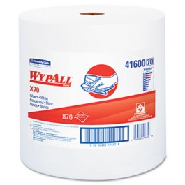 WYPALL X70 Wipers, Jumbo, Perf, 12 1/2x13 2/5, White