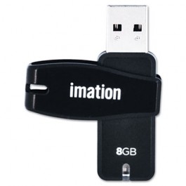 Swivel USB Flash Drive, 8 GB