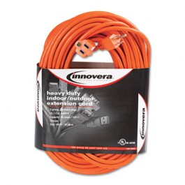Indoor/Outdoor Extension Cord, 100 Feet, Orange