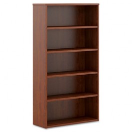 BL Laminate Series Bookcase, 5 Shelves, 32w x 13.81d x 65 3/8h, Medium Cherry