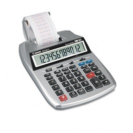 P23-DHV 12-Digit Two-Color Printing Calculator, 12-Digit LCD, Purple/Red