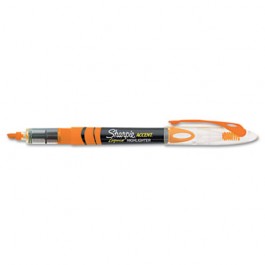 Accent Liquid Pen Style Highlighter, Chisel Tip, Fluorescent Orange, Dozen