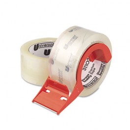 Mailing & Storage Tape, 2" x 55 yards, 3" Core, Clear, 2/Box