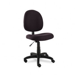 Essentia Series Swivel Task Chair, Acrylic, Black