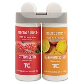 Microburst Duet Refill, Cotton Berry/Refreshing Citrus, 3oz, Aerosol