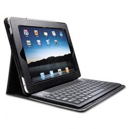 KeyFolio Bluetooth Keyboard Case For iPad/iPad2, Black