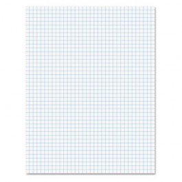 15lb Quadrille Pad w/4 Squares/Inch, Letter, White, 1 50-Sheet Pad/Pack