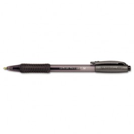 ComfortMate Grip Ballpoint Retractable Pen, Black Ink, Medium, Dozen