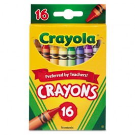 Classic Color Pack Crayons, 16 Colors/Box