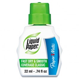 Fast Dry Classic Correction Fluid, 22 ml Bottle, White