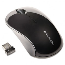 Mouse for Life Wireless Three-Button Mouse, Left/Right, Black