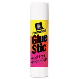 Clear Application Permanent Glue Stic, .26 oz, Stick