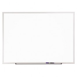 Classic Melamine Whiteboard, 48 x 36, Silver Aluminum Frame