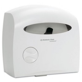 Electronic Touchless Coreless JRT Dispenser, 12 2/3w x 6 7/8d x 13h, White