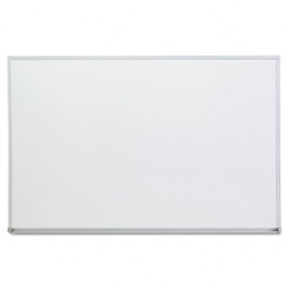 Dry Erase Board, Melamine, 36 x 24, Satin-Finished Aluminum Frame
