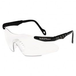Magnum 3G Safety Eyewear, Black Frame, Clear Lens