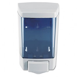 ClearVu Bulk Foam Soap Dispenser, 5.5w x 4.5d x 8.5h 46-oz, Gray/Clear