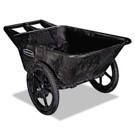 Big Wheel Agriculture Cart, 300 lb Cap., 32 3/4 x 58 x 28 1/4, Black