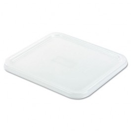 SpaceSaver Square Container Lids, 8 4/5w x 8 3/4d, White