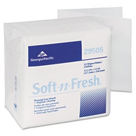 Soft-n-Fresh Airlaid Wipers, 12 1/2 x 13