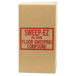 Oil-Based Sweeping Compound, Grit-Free, 50lbs, Box