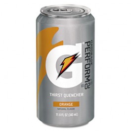 Thirst Quencher Can, Orange, 11.6 Oz Can