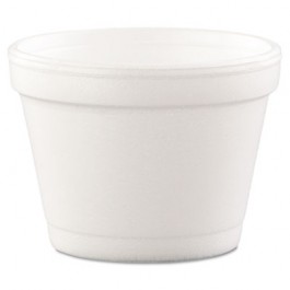 Food Containers, Foam 4 oz, White