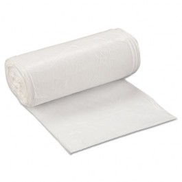 Low-Density Can Liner, 24 x 32, 16-Gallon, .50 Mil, White, 50/Roll