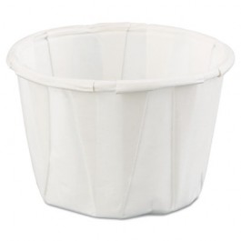 Paper Portion Cups, 1 oz., White, 250/Bag