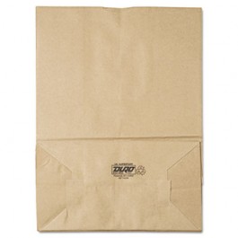 1/6 75# Paper Bag, 75-Pound Base Weight, Brown Kraft, 12 x 7 x 17, 400-Bundle