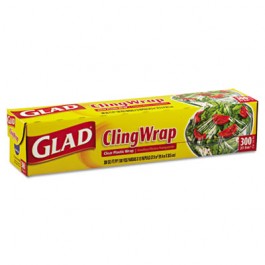 Plastic Cling Wrap, 12" x 300 ft, Clear