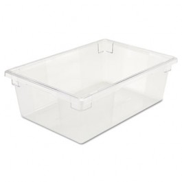 Food/Tote Boxes, 12 1/2gal, 26w x 18d x 9h, Clear