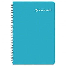 Trellis Weekly/Monthly Planner, 5-1/2 x 8-1/2, Teal, 2013