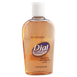 Body & Hair Care, Peach Scent, Clear Amber, 7.5 oz Flip Cap D�cor Bottle