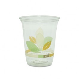 Bare Eco-Forward RPET Cold Cups, 12-14 oz, Clear, 50/Pack