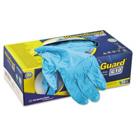 KLEENGUARD G10 Blue Nitrile Gloves, Powder-Free, Blue, Medium