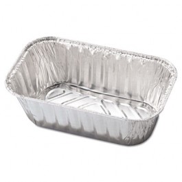 Aluminum Baking Pan, #1 Loaf, 5 23/32 x 3 5/16 x 2 1/32
