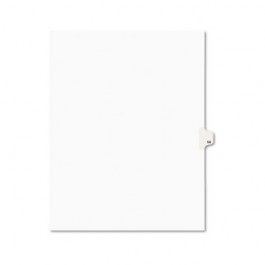 Avery-Style Legal Side Tab Divider, Title: 14, Letter, White, 25/Pack