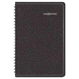 Recycled Weekly Appointment Book, Black, 4 7/8" x 8", 2013