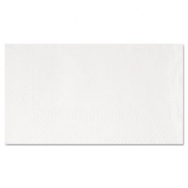 Dinner Napkins, Paper, 1/8 Fold, Two-Ply, 15" x 17", White