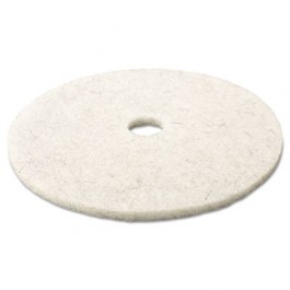 Ultra High-Speed Natural Blend Floor Burnishing Pads 3300, 24-in, Natural White