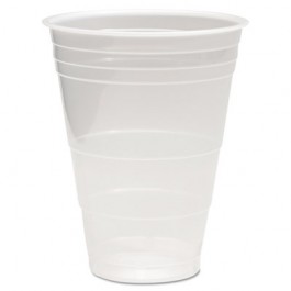 Translucent Plastic Cold Cups, 16oz, 50/Bag