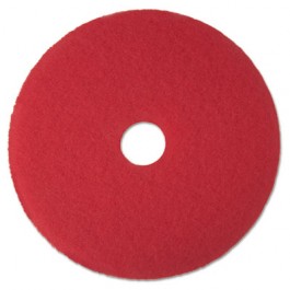 Low-Speed High Productivity Floor Pads 5100, 18-Inch, Red